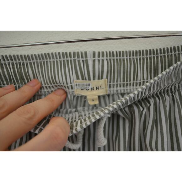 DONNI. Tie Pant in Rosemary Stripe Size Small - Picture 2 of 3
